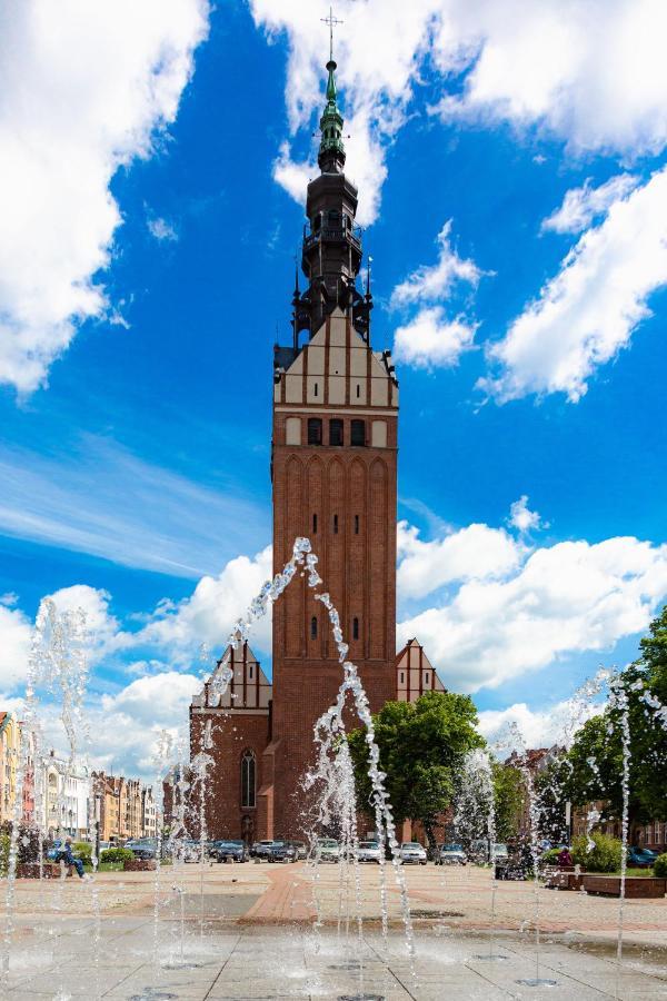 Apartament Bulvar Premium Starówka Elblag Bagian luar foto