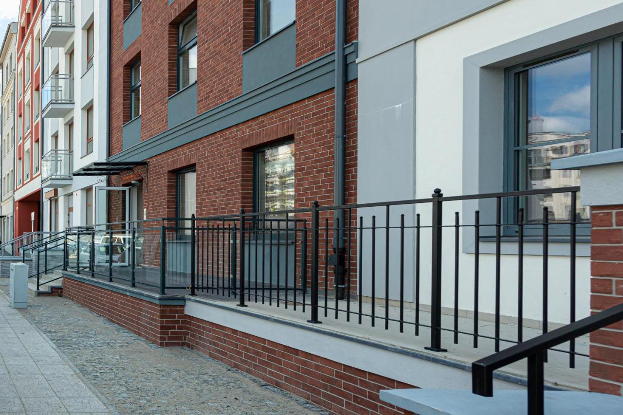Apartament Bulvar Premium Starówka Elblag Bagian luar foto